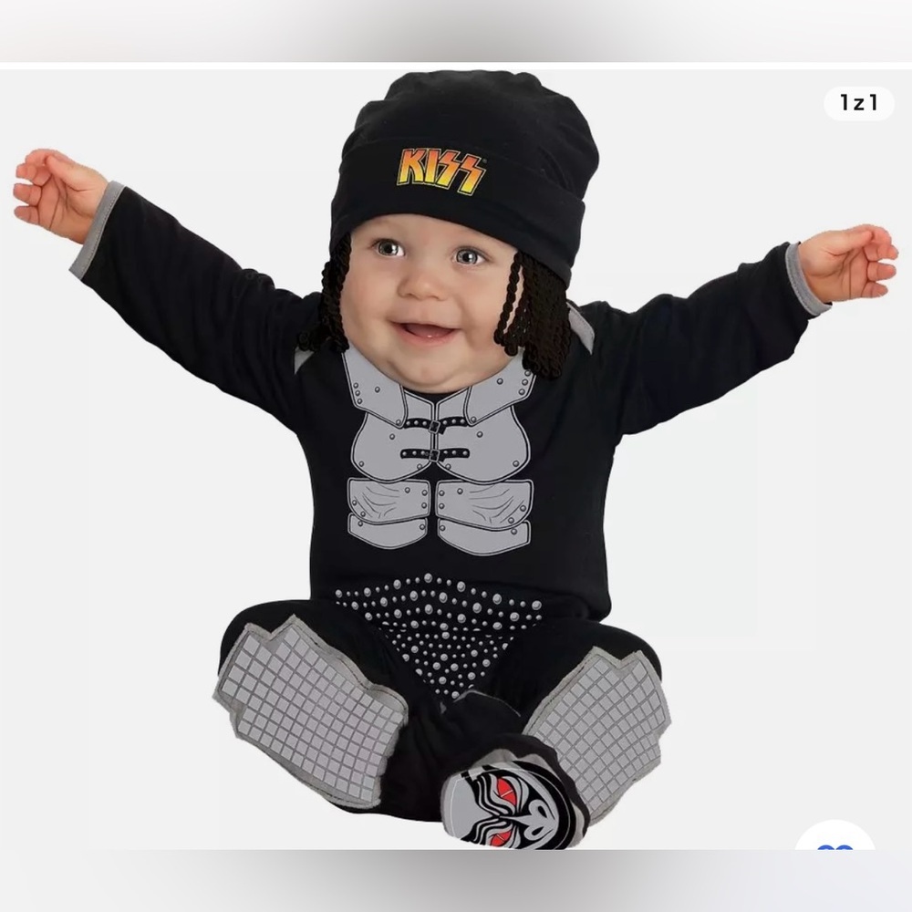 Rubie's Baby‎ Kiss Costume, Black, 6-12 Months